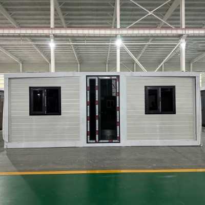 40ft White Double Wing Expandable Container House Prefab Modular Home