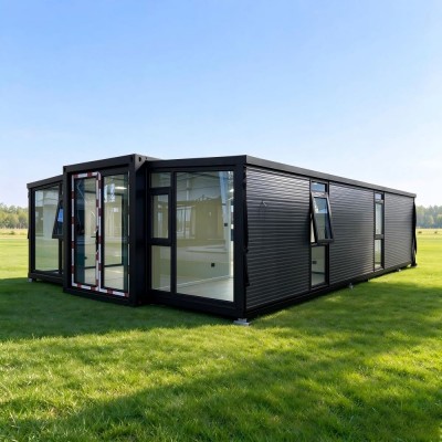 30ft Double Wing Expandable Container House Temporary Site Office Building