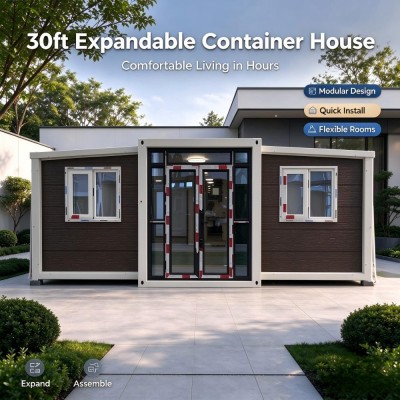 30ft Modular Expandable Container House | Prefab Portable Home
